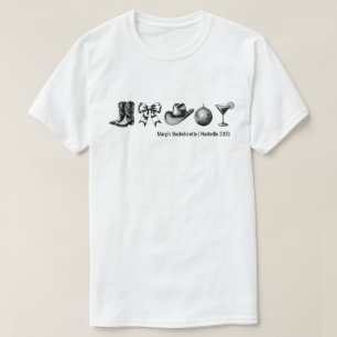 Western Disco Bachelorette Party T-Shirt