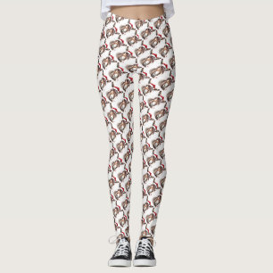 Western Donkey Christmas Fashion Trend Leggings