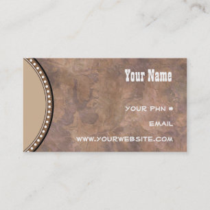 Western Earthstone Custom Business Cards