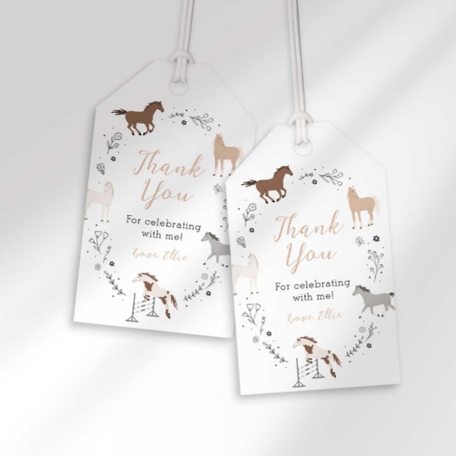 Western Equestrian Thank You Tags (Creator Uploaded)