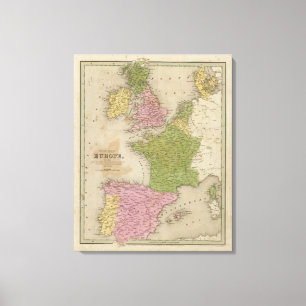 Western Europe Canvas Print