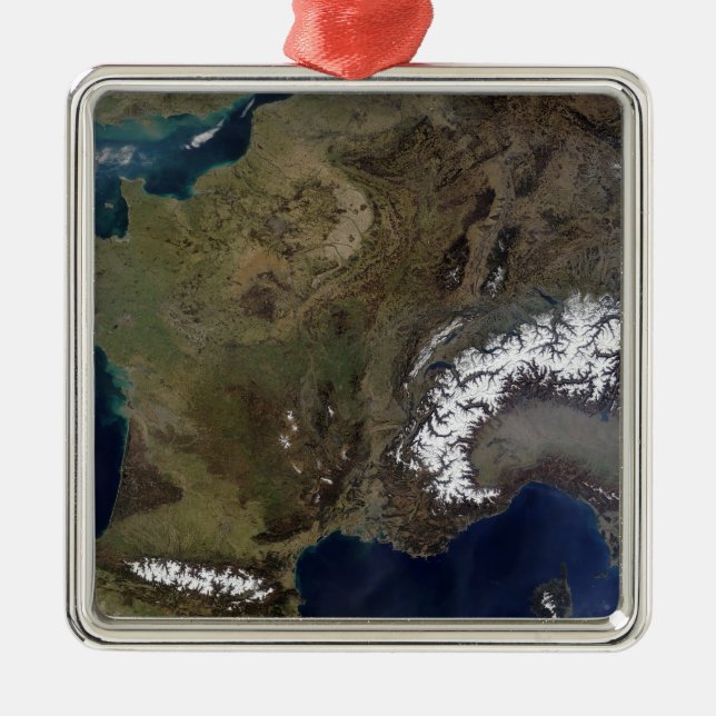 Western Europe Metal Tree Decoration (Front)