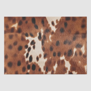 Western Farm Brown Cream Cowhide Tissue Paper