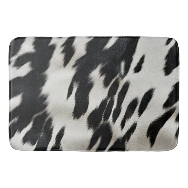 Western Farm Cowhide Bath Mat (Front)
