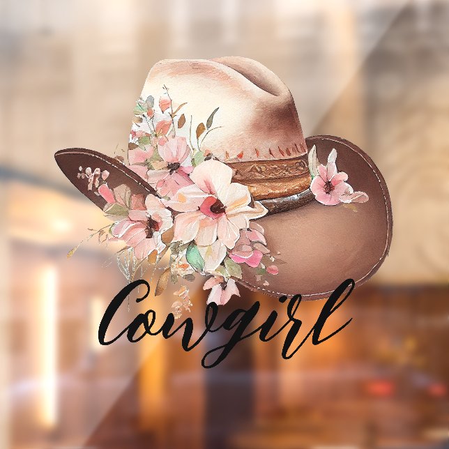 Western Floral Cowgirl Hat (Sheet 2)