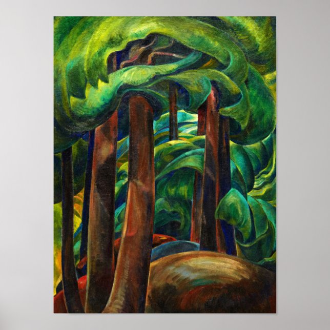 Western Forest, 1931 by Emily Carr Poster (Front)