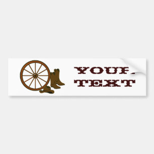 Western Gear Bumper Sticker