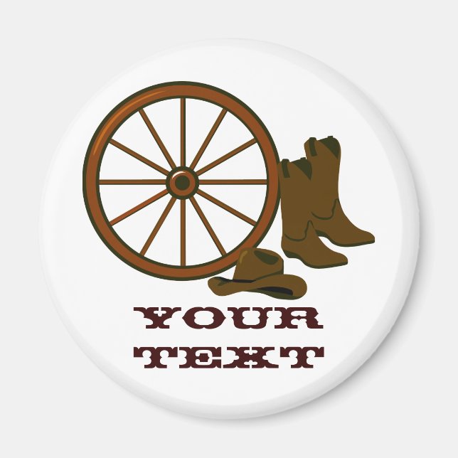 Western Gear Magnet (Front)