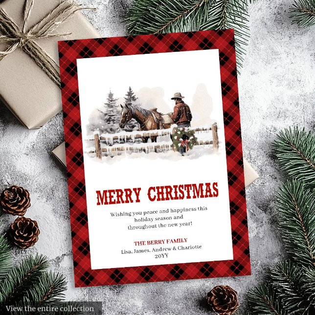 Western greeting card red black festive look (Western greeting card red black festive look

)