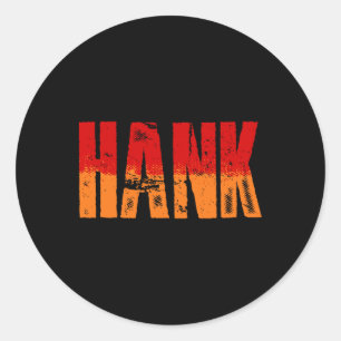 Western Hank Folk Style Line Dancing Country Music Classic Round Sticker