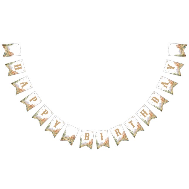 Western Happy Birthday Banner (All)