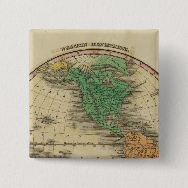 Western Hemisphere 16 15 Cm Square Badge (Front)