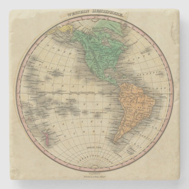 Western Hemisphere 16 Stone Coaster (Front)