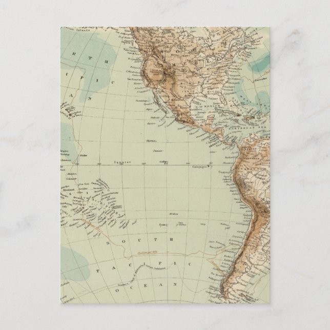 Western Hemisphere 3 Postcard (Front)