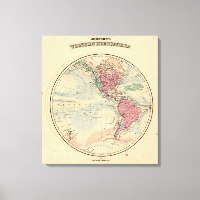 Western Hemisphere 6 Canvas Print (Front)