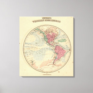 Western Hemisphere 6 Canvas Print