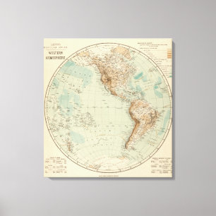 Western Hemisphere 7 Canvas Print