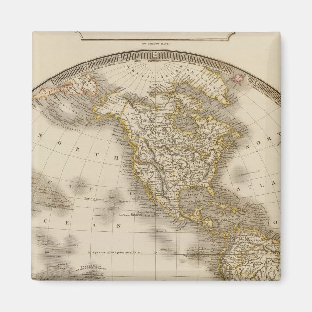 Western Hemisphere 7 Magnet (Front)