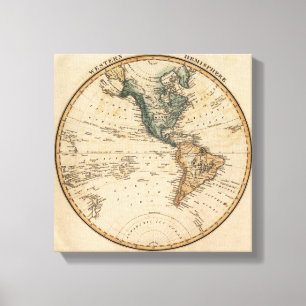 Western Hemisphere 9 Canvas Print