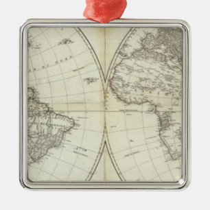 Western Hemisphere or New World Metal Tree Decoration