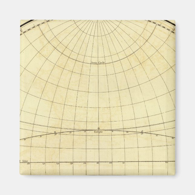 Western Hemisphere Outline Magnet (Front)