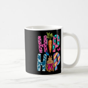 Western Hip Hop Bunny And Carrot Happy Easter Day  Coffee Mug