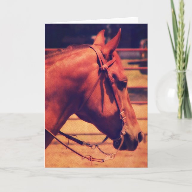 Western Horse Card (Front)