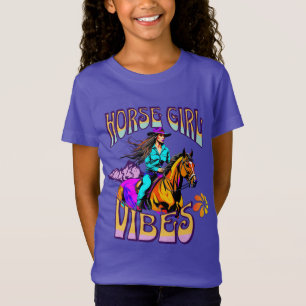 Western Horse Girl Vibes and Horse  T-Shirt