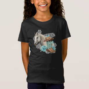 Western Horse Girls T-Shirt