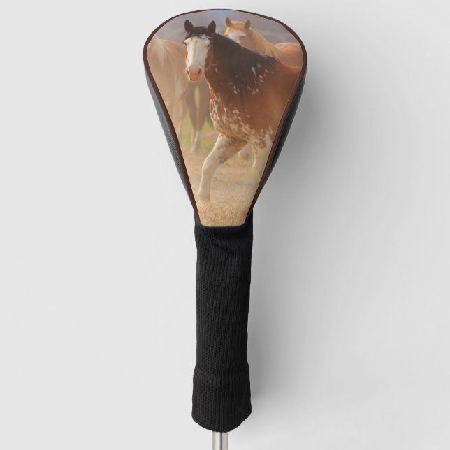 Western Horse Golf Head Cover (Front)