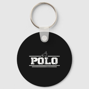 Western Horse Polo Gifts Practice Vintage Horsebac Key Ring