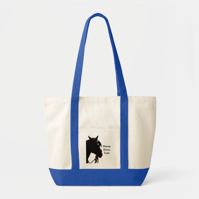 Western Horse Show Tote Bag (Front)
