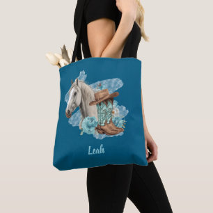 Western Horse Tote Bag