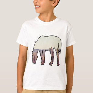 western horse with cacti T-Shirt