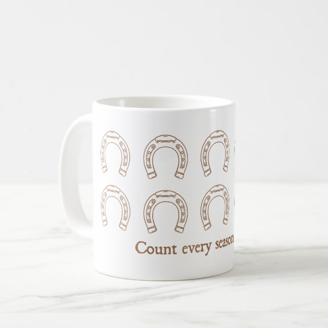 Western Horseshoe Christian Coffee Mug (Front Left)
