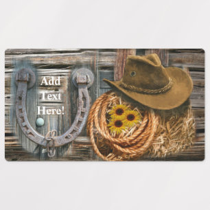 Western Horseshoe Cowboy Hat Lasso