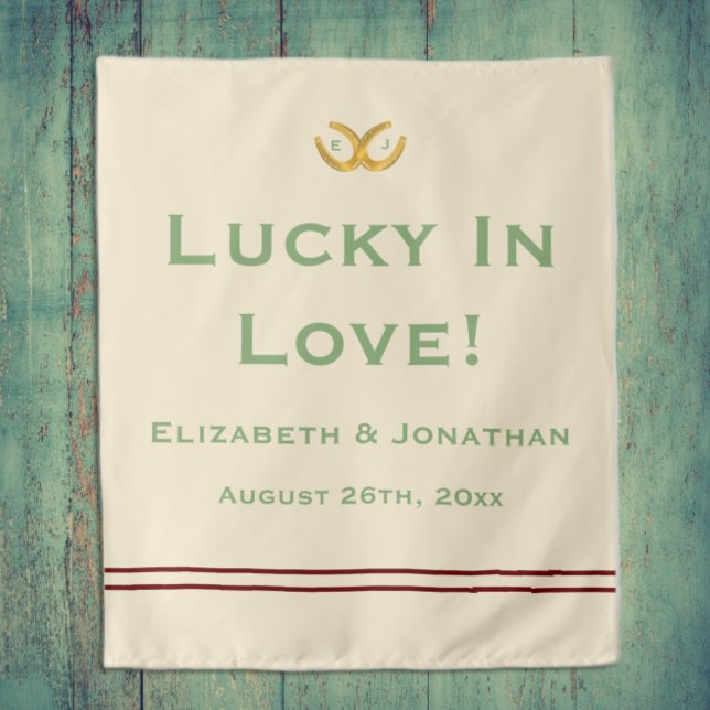 Western Horseshoes Wedding Tapestry (Creator Uploaded)