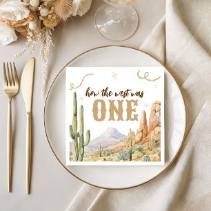 Western “How the West Was One” Napkin