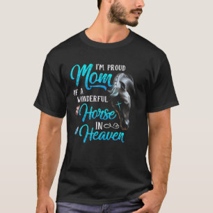Western I'm Proud Mum Of A Wonderful Horse T-Shirt