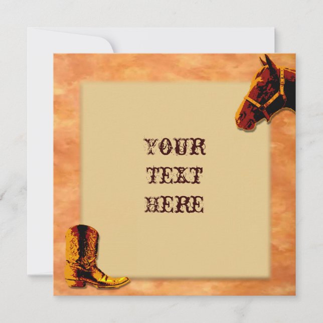 Western Invitation (Front)