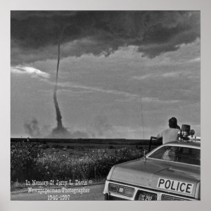 Western Kansas Tornado Poster