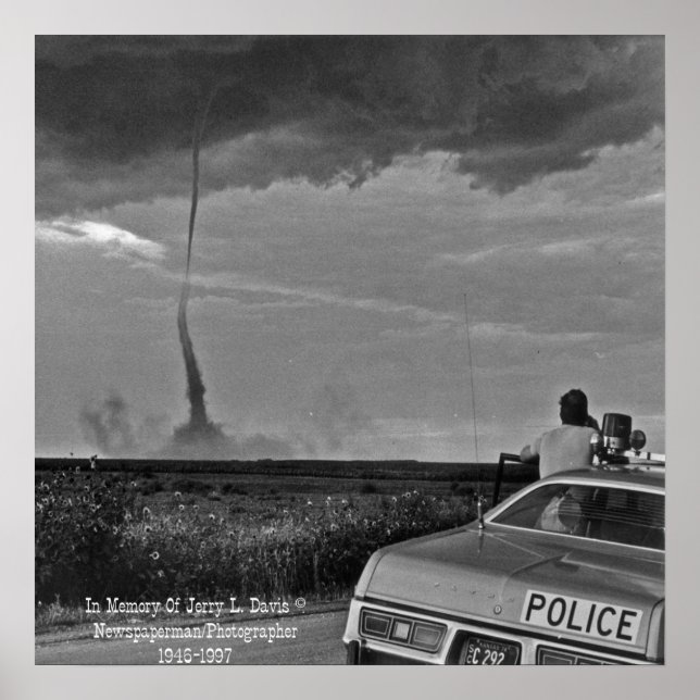 Western Kansas Tornado Poster (Front)