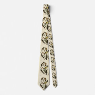 Western Kingbird, etc - Audubon's Birds of America Tie