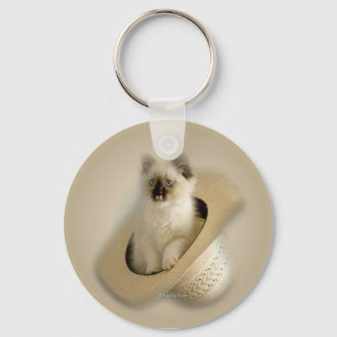 western_kitty_ornament key ring