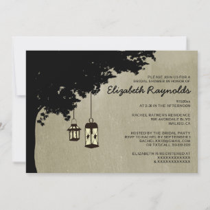 Western Lanterns Bridal Shower Invitations