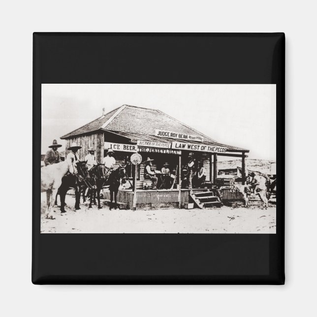 Western Lawman Legendary Judge Roy Bean Magnet (Front)