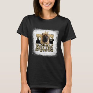 Western Leopard Chinese Shar Pei Mum Mother's Day T-Shirt