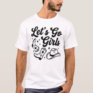 Western Lets Go Girls Bachelorette T-shirt