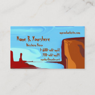 Western Life Colour Business Card