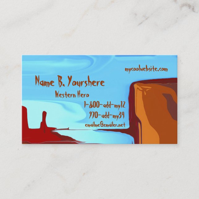 Western Life Colour Business Card (Front)